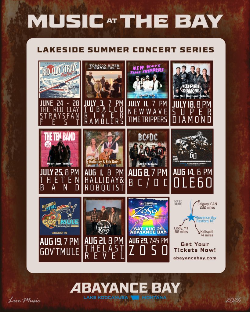 Abayance Bay Summer Concert Series 2026