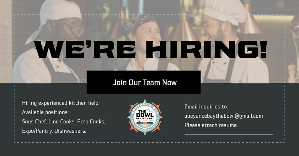 We are hiring at The Bowl